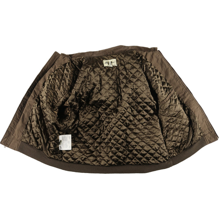 Eddie Bauer padded puffer jacket, men's size L cotton brown type Vintage Second Hand