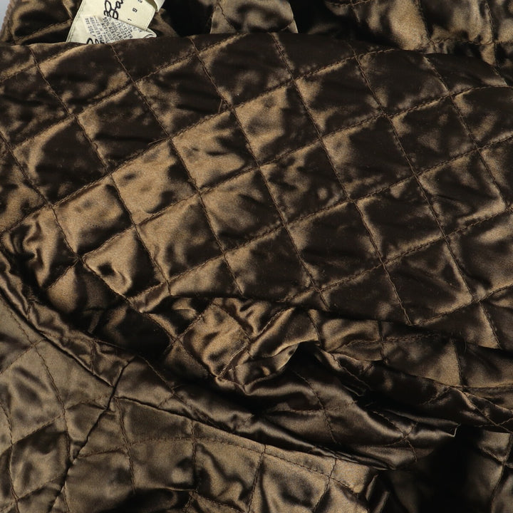 Eddie Bauer padded puffer jacket, men's size L cotton brown type Vintage Second Hand