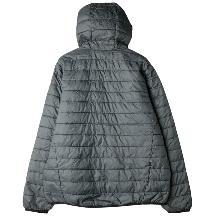 Columbia Men's Padded Puffer Jacket, Size L Nylon gray type Vintage Second Hand