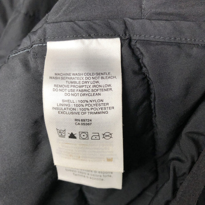 Columbia Men's Padded Puffer Jacket, Size L Nylon gray type Vintage Second Hand