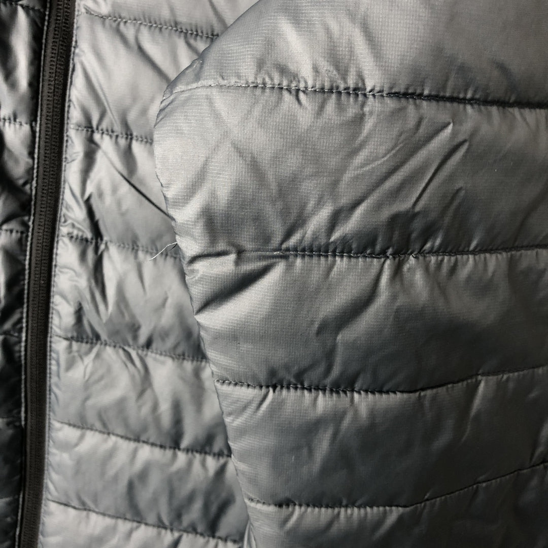 Columbia Men's Padded Puffer Jacket, Size L Nylon gray type Vintage Second Hand
