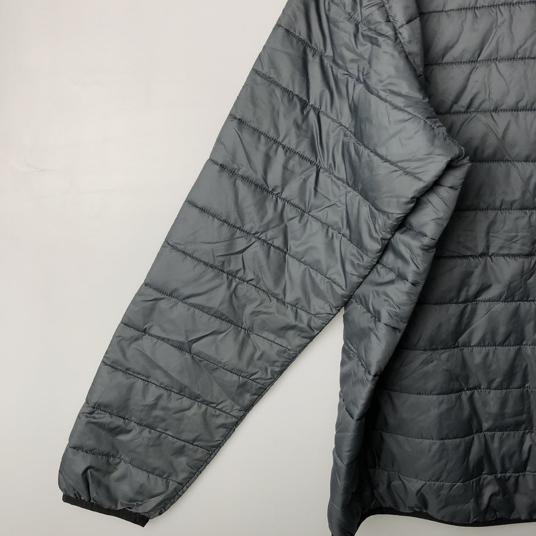 Columbia Men's Padded Puffer Jacket, Size L Nylon gray type Vintage Second Hand