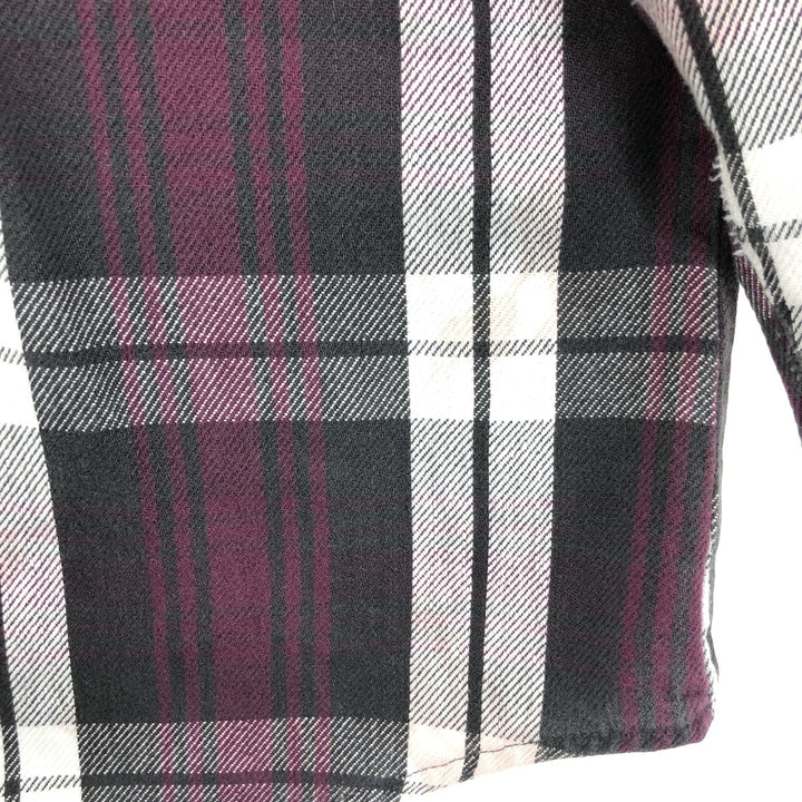 70s~80'S Five Brother Long Sleeve Heavy Flannel Check Shirt Made in USA Men's XL Vintage /eaa421371