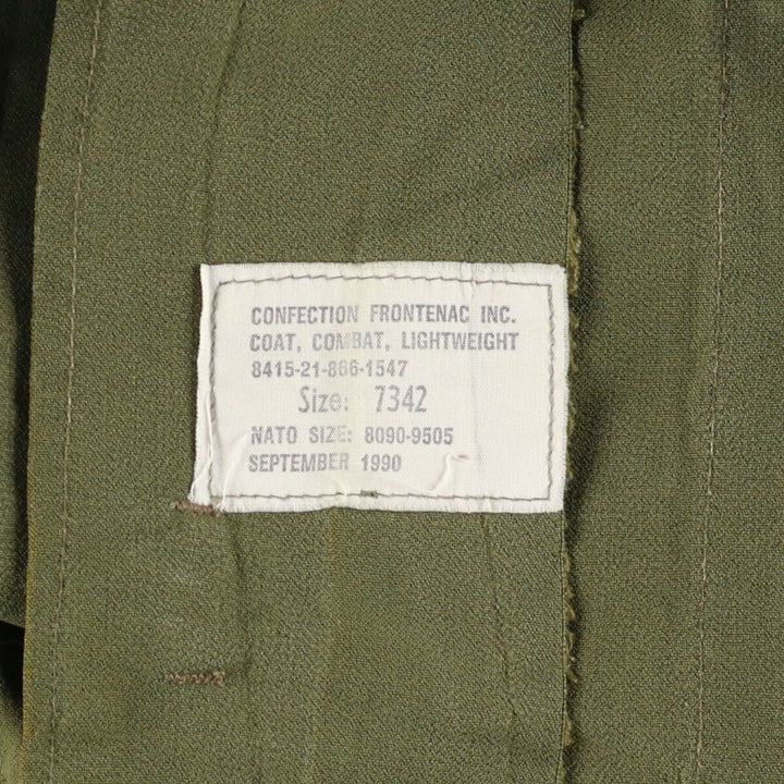 90'S Canadian Army Genuine MK2 Military Combat Jacket 7342 Men's XL Vintage /eaa421377