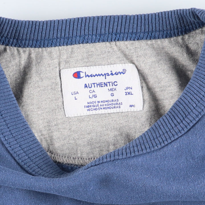 Champion One Point Logo Sweatshirt Trainer Men's L /eaa421444