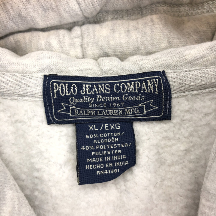 Ralph Lauren POLO JEANS COMPANY Sweat Full Zip Hoodie Men's XL /eaa421475