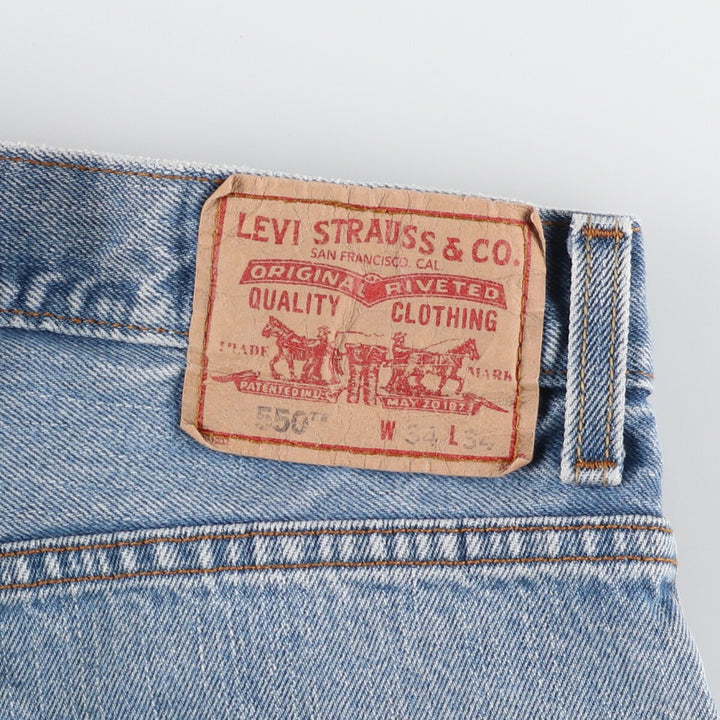 Levi's 550 Relaxed Fit Tapered Denim Pants Men's W34 / eaa421500