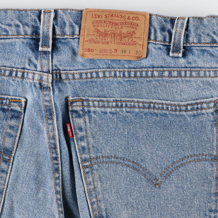 90'S Levi's 550 Relaxed Fit Tapered Leg Tapered Denim Pants Made in USA Men's W37 Vintage /eaa421522