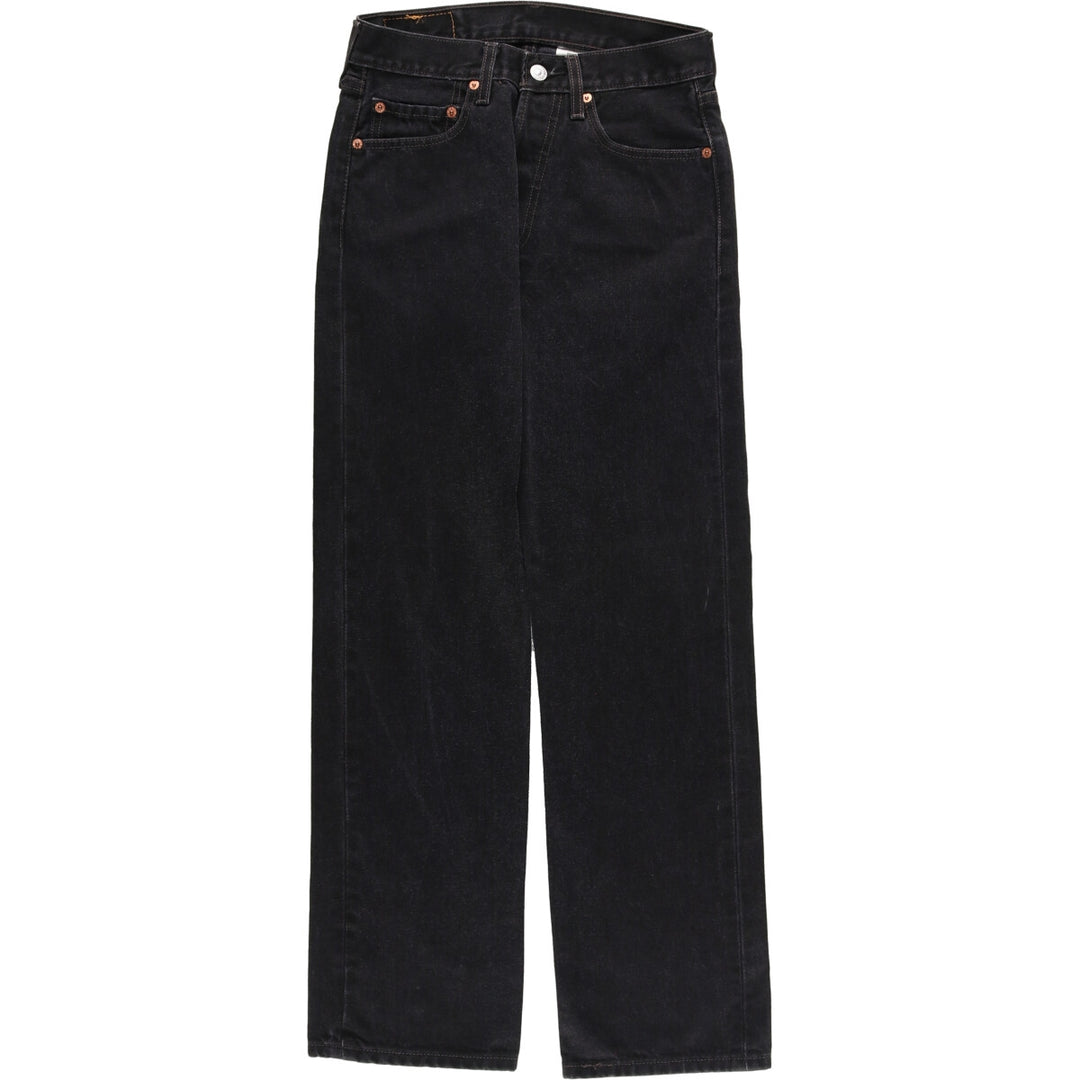 Levi's 501 Black Denim Straight Denim Pants Women's L (w27) /eaa421530