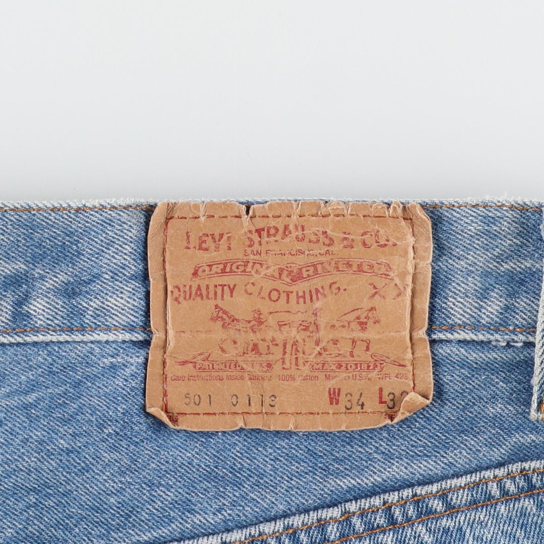 90'S Levi's 501-0113 Straight Denim Pants Made in USA Men's W32 Vintage /eaa421553