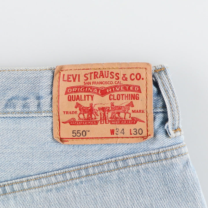 Levi's 550 Relaxed Fit Tapered Denim Pants Men's W35 / eaa421557