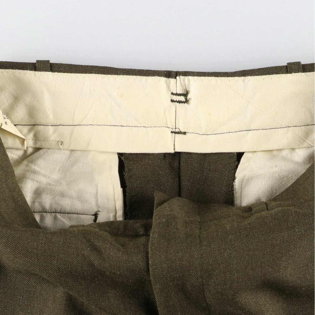 1960'S US military dress pants, slacks, made in USA, W33L34, men's w32 equivalent, vintage /eaa421675