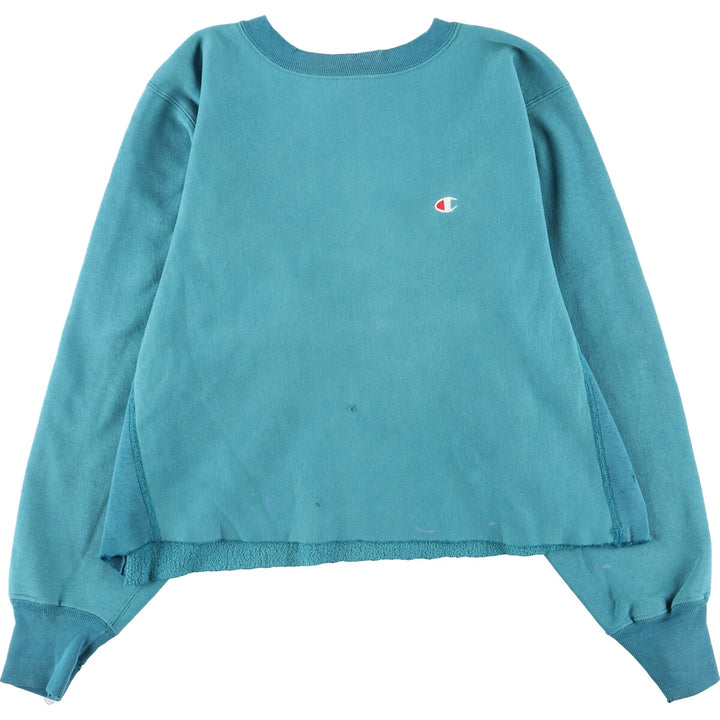 Champion REVERSE WEAVE Reverse Weave Embroidered Tag One Point Logo Sweatshirt Trainer Women's M /eaa421709