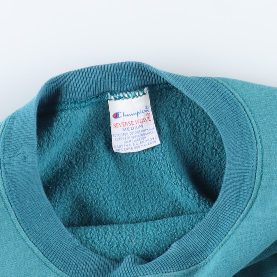 Champion REVERSE WEAVE Reverse Weave Embroidered Tag One Point Logo Sweatshirt Trainer Women's M /eaa421709