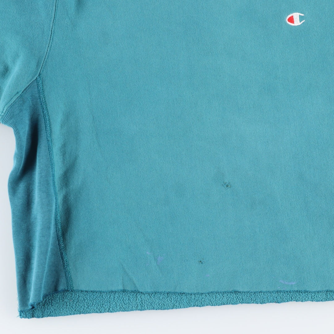 Champion REVERSE WEAVE Reverse Weave Embroidered Tag One Point Logo Sweatshirt Trainer Women's M /eaa421709