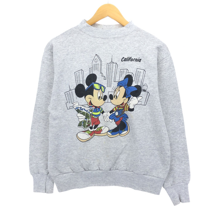 90'S Mickey Mouse MINNIE MOUSE Minnie Mouse character sweatshirt, made in USA, women's L, vintage /eaa421733