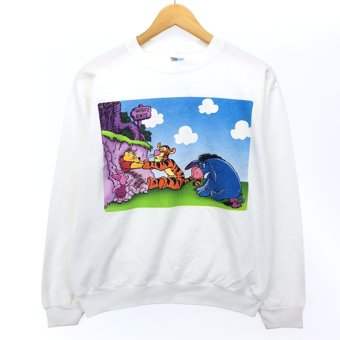 90'S POOH Winnie the Pooh character sweatshirt, sweatshirt, made in USA, women's M, vintage /eaa421736