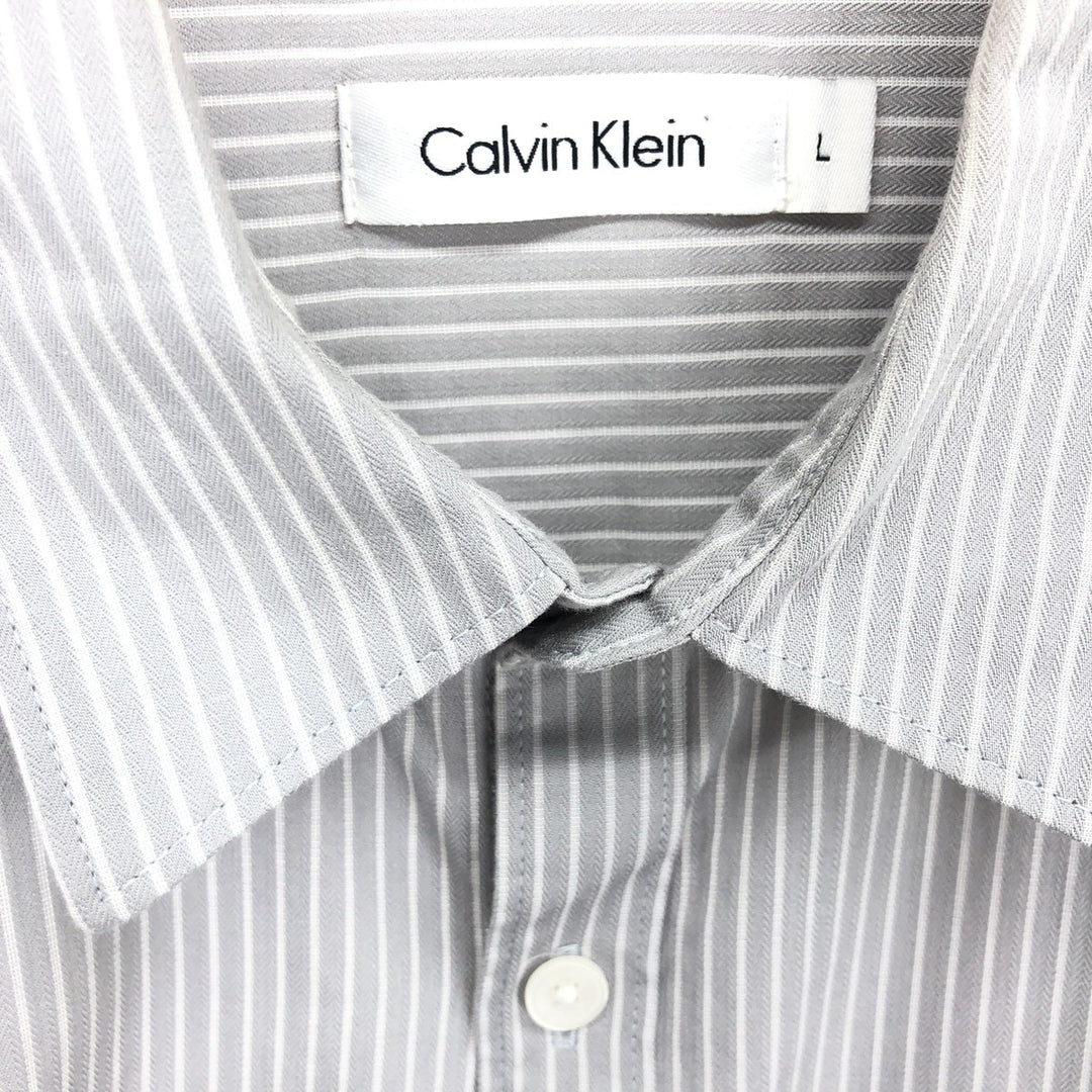 Calvin Klein Long Sleeve Striped Shirt Men's L /eaa421817