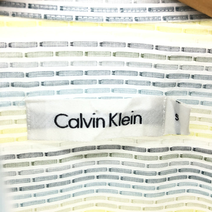 Calvin Klein All-over Print Long Sleeve Cotton Shirt Men's S /eaa421821