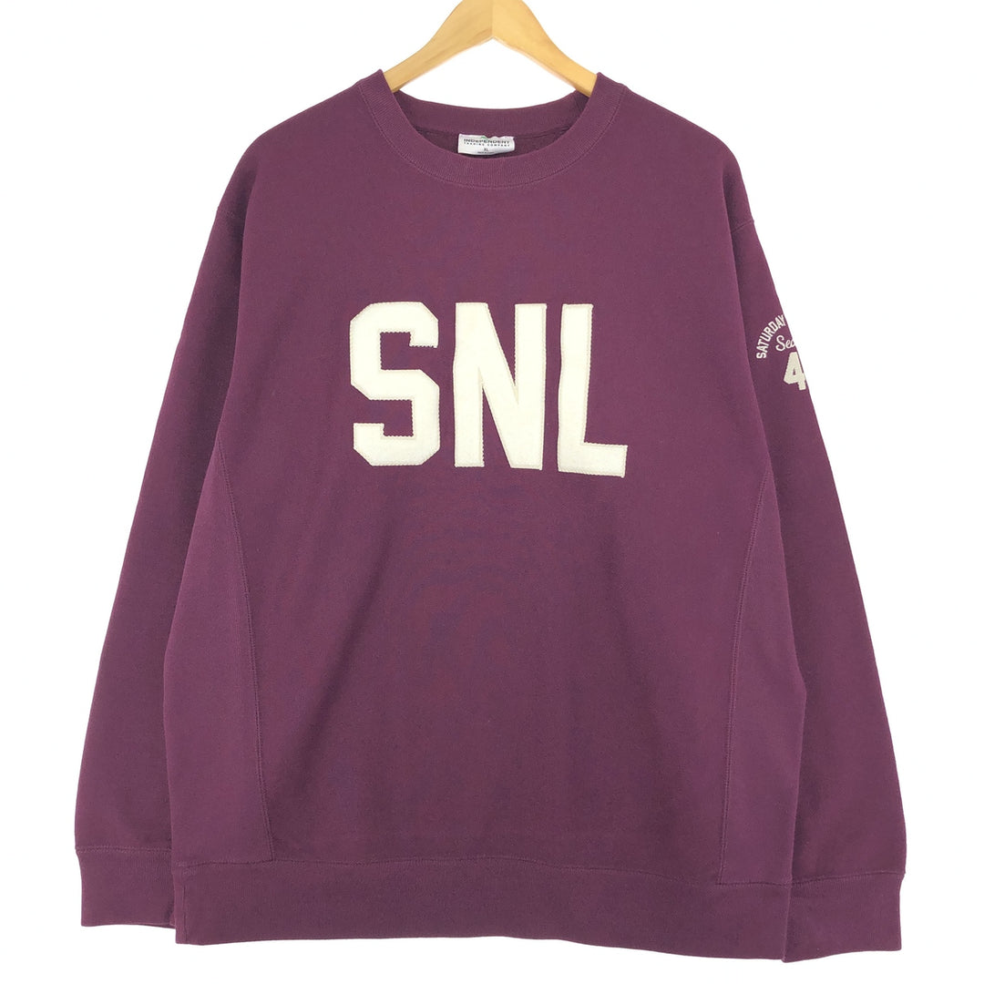 INDEPENDENT TRADING Saturday night live reverse weave type sweatshirt trainer men's L /eaa421976