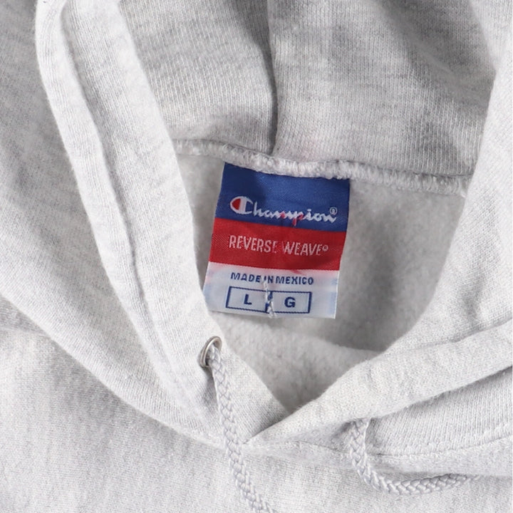 00'S Champion REVERSE WEAVE Reverse Weave Plain Blank Sweatshirt Hoodie Men's L size /eaa422027