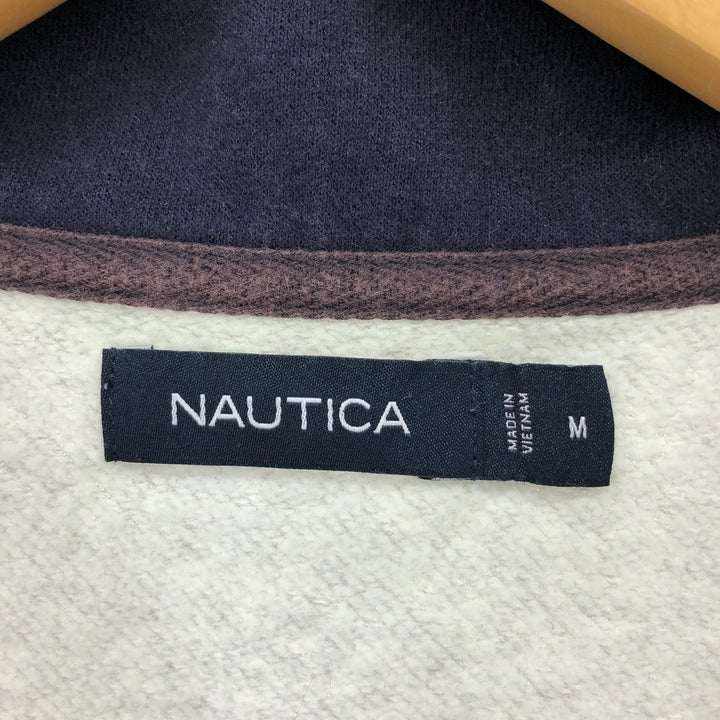 00s~ NAUTICA Half-Zip Sweatshirt Trainer Men's M /eaa422070