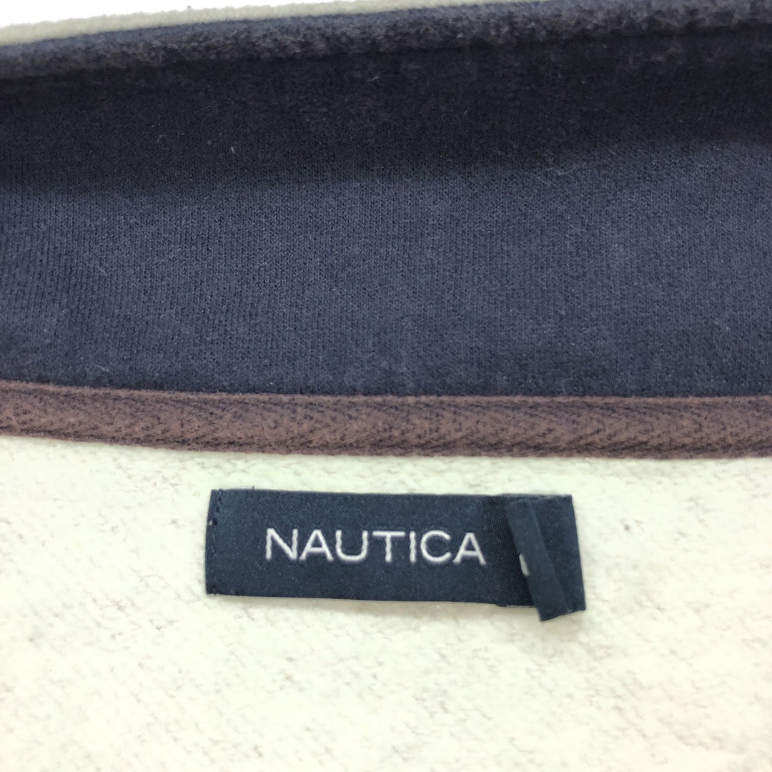 00s~ NAUTICA Half-Zip Sweatshirt Trainer Men's M /eaa422070