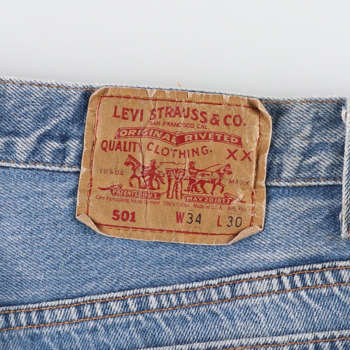 90'S Levi's 501 Straight Denim Pants Made in USA Men's W34 Vintage /eaa422156