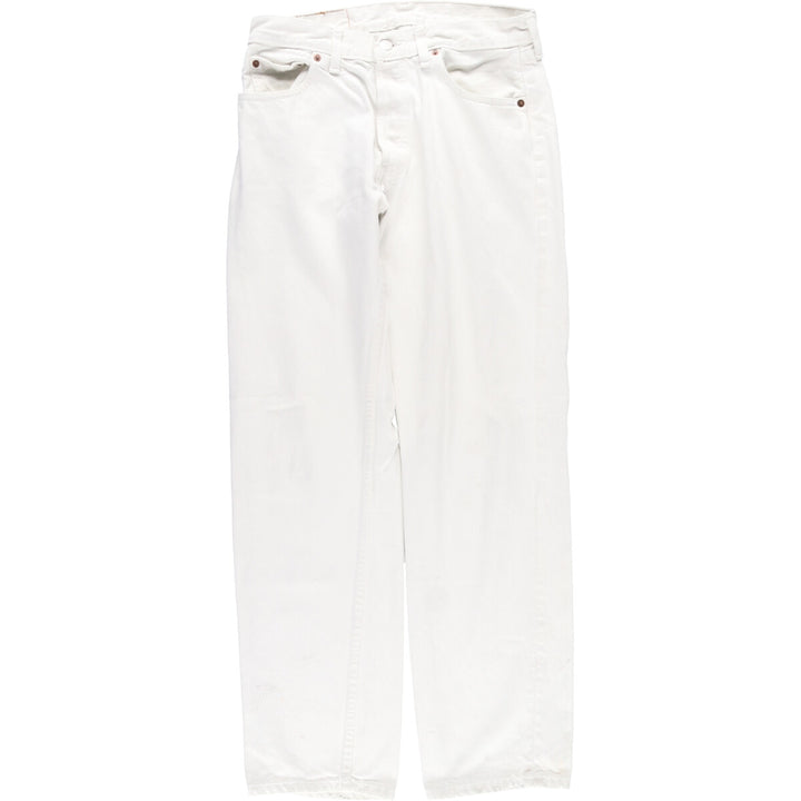 90'S Levi's 517-0250H White Denim Tapered Denim Pants Made in England Men's W31 Vintage /eaa422162