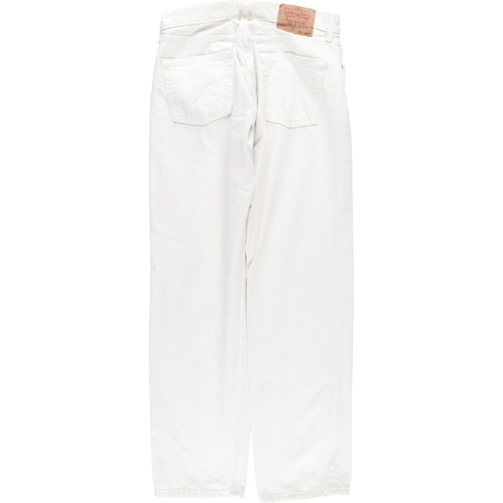 90'S Levi's 517-0250H White Denim Tapered Denim Pants Made in England Men's W31 Vintage /eaa422162