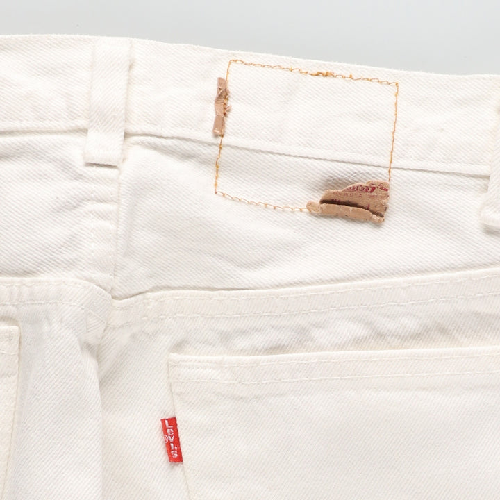 90'S Levi's 501 White Denim Straight Denim Pants Made in USA Men's W31 Vintage /eaa422182