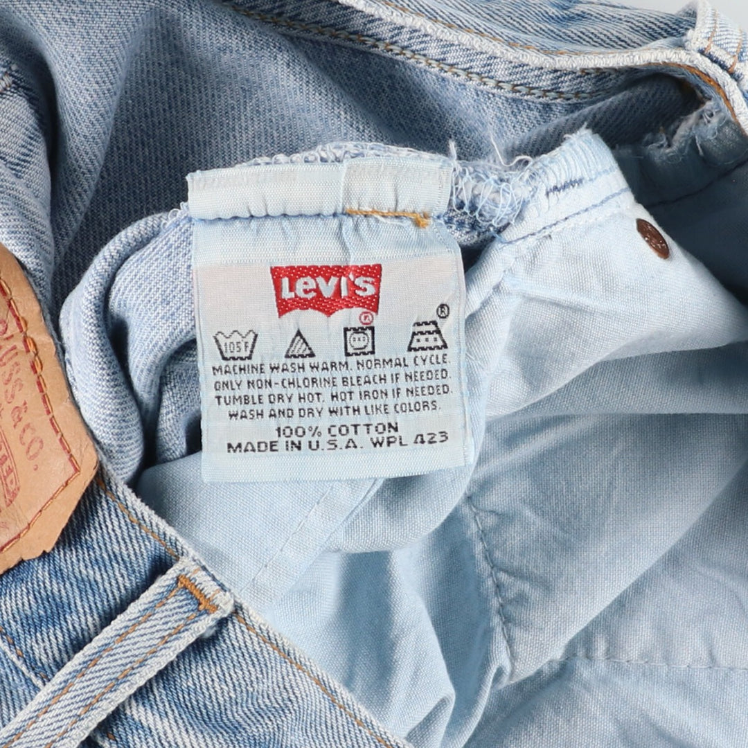 90'S Levi's 501 FOR WOMAN Straight Denim Pants Made in USA Women's L (w31) Vintage /eaa422196