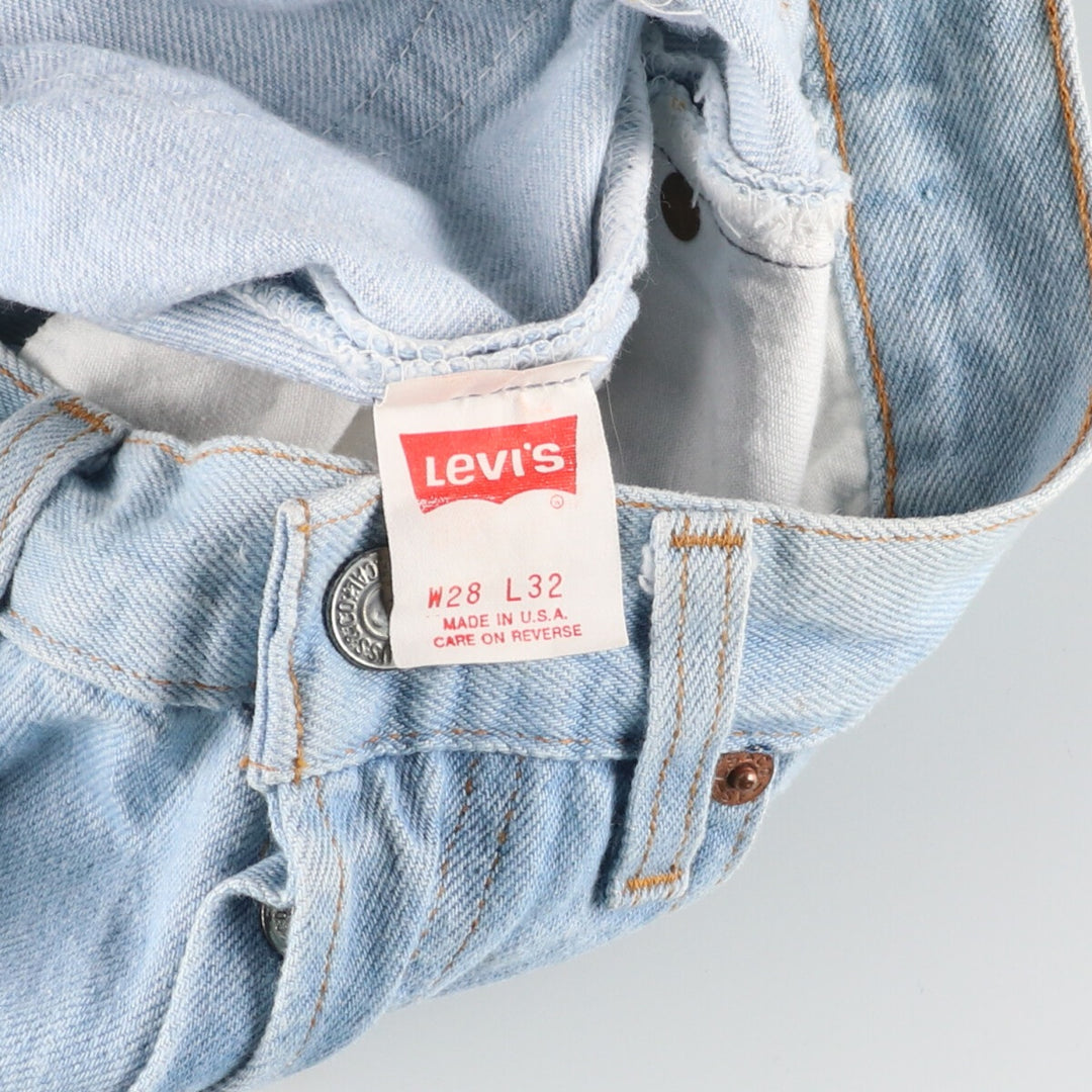 90'S Levi's 501-0111 Straight Denim Pants Made in USA Women's L (w28) Vintage /eaa422199