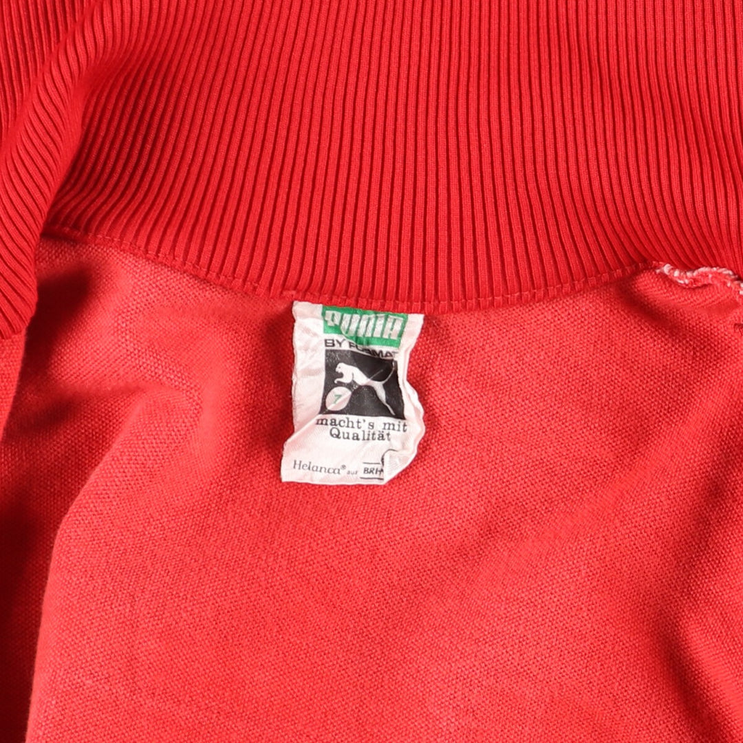 70'S PUMA Back Print Jersey Track Jacket Made in West Germany Men's L Vintage /eaa422219