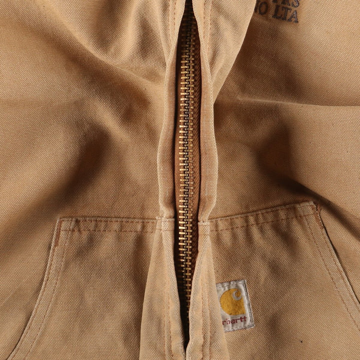 00'S Carhartt Active Jacket Duck Full Zip Parka Made in USA Men's L size /eaa422247