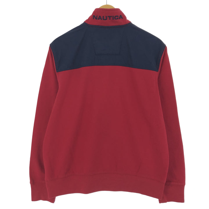 NAUTICA Half-Zip Sweatshirt, Trainer, Men's, M /eaa422511