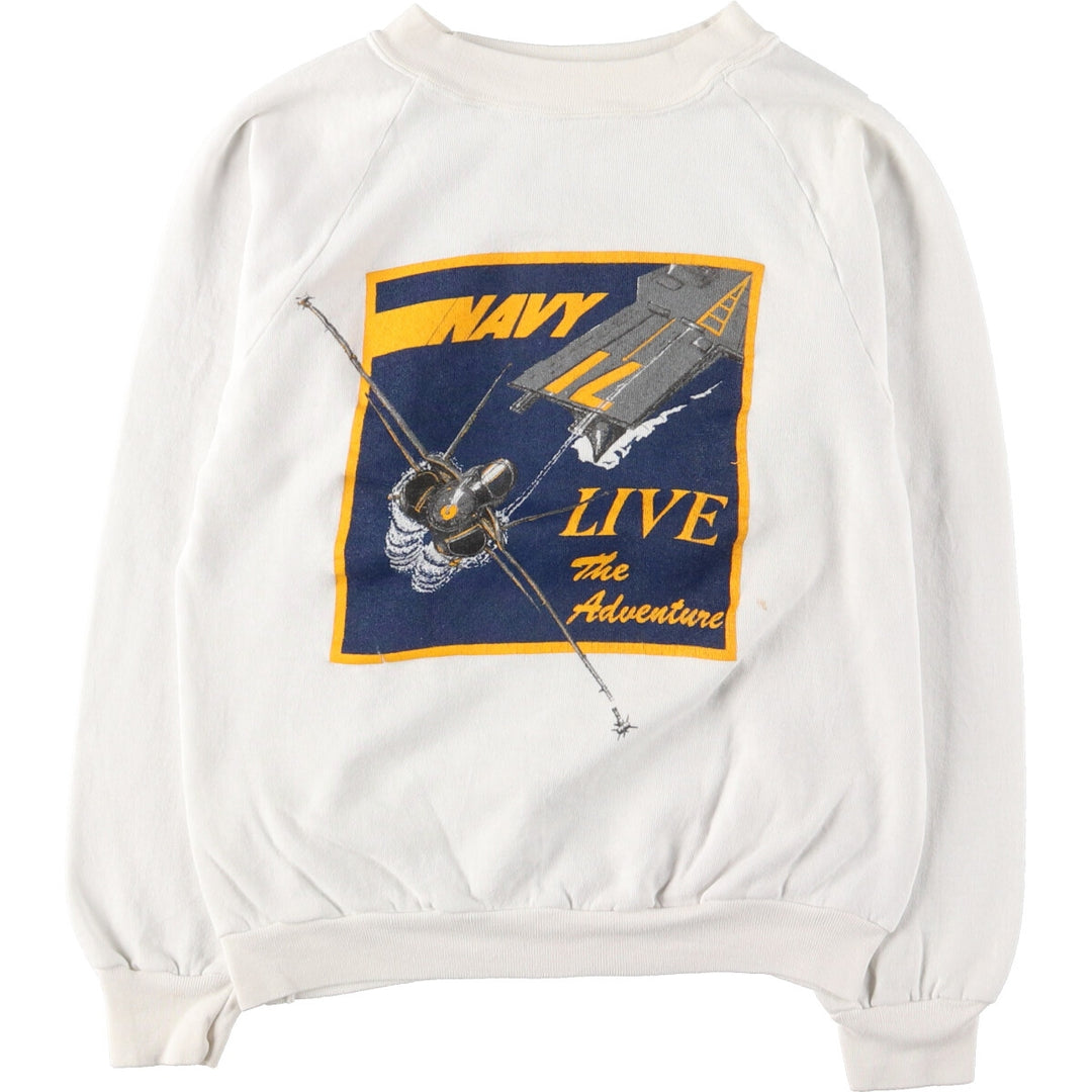 Printed sweatshirt, trainer, made in USA, MEDIUM, women's M, vintage /eaa422516