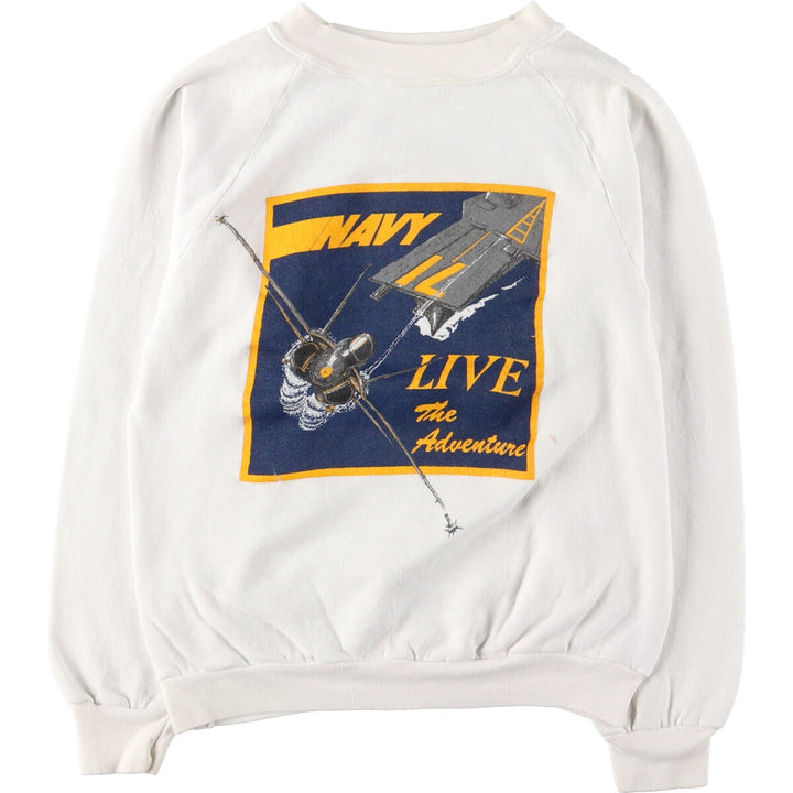 Printed sweatshirt, trainer, made in USA, MEDIUM, women's M, vintage /eaa422516