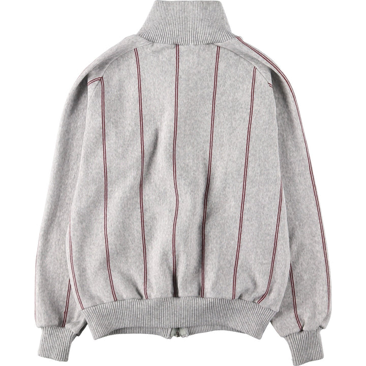 LE COQ SPORTIF Stripe Pattern Full Zip Sweatshirt Trainer Made in USA Men's M /eaa422533