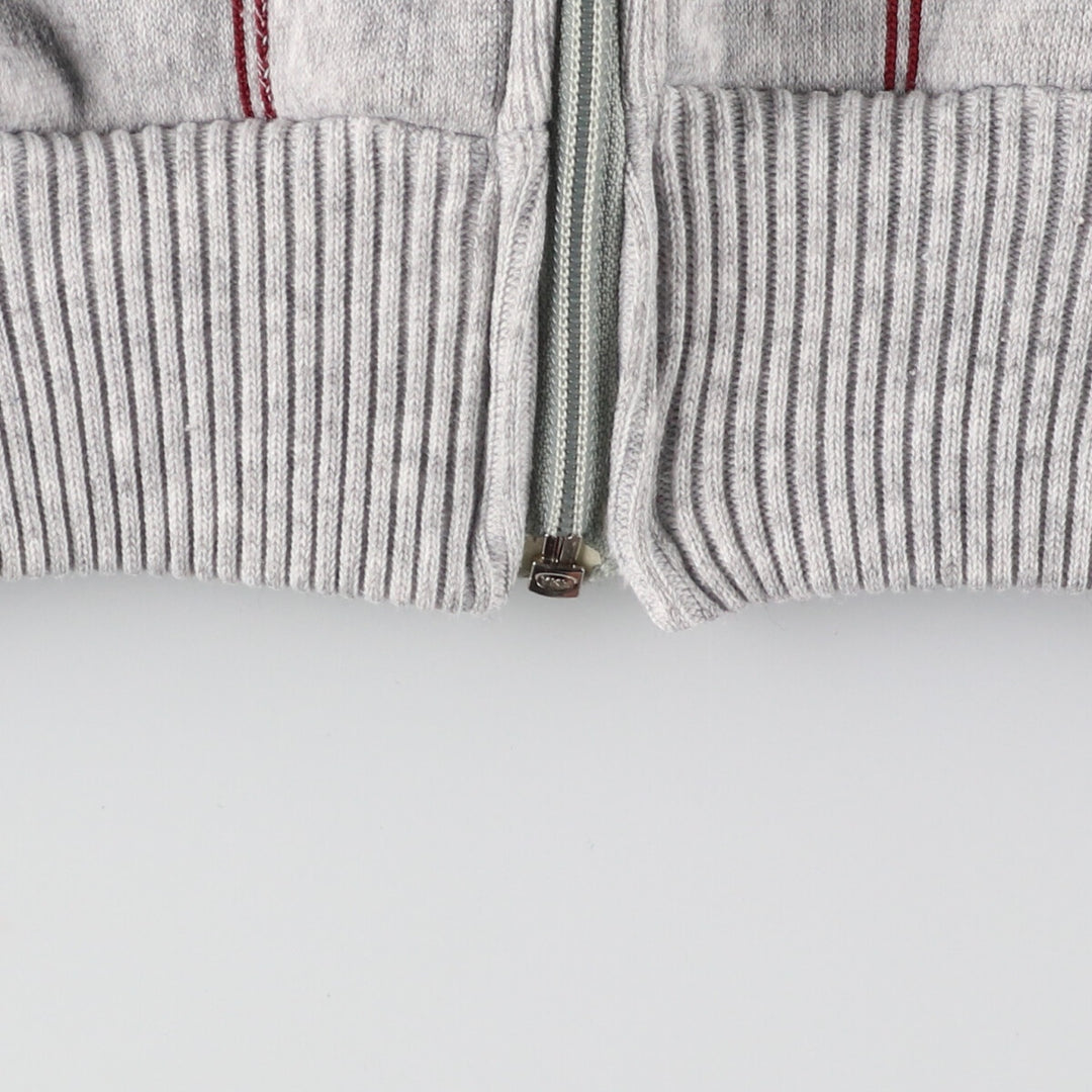 LE COQ SPORTIF Stripe Pattern Full Zip Sweatshirt Trainer Made in USA Men's M /eaa422533