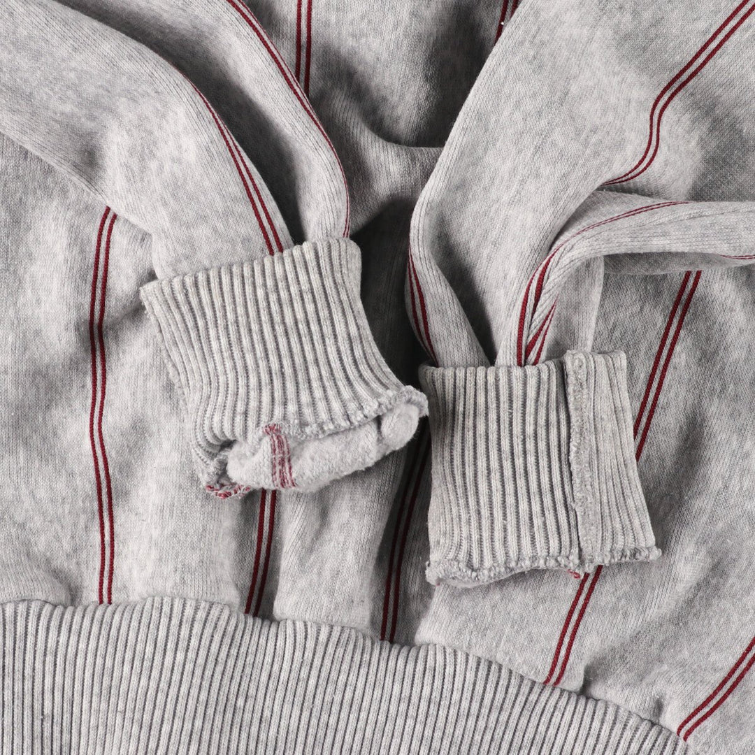 LE COQ SPORTIF Stripe Pattern Full Zip Sweatshirt Trainer Made in USA Men's M /eaa422533