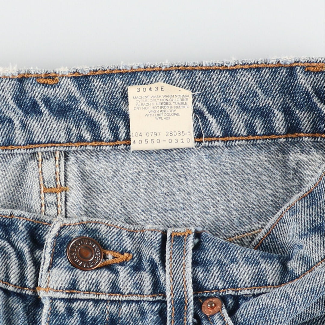 90'S Levi's 550 Relaxed Fit Tapered Denim Pants Women's L (w29) Vintage /eaa422764