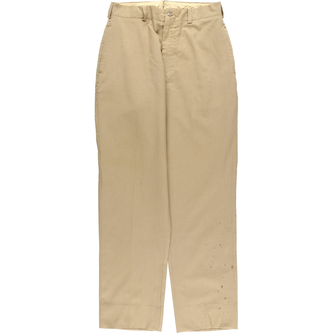 1960'S - Authentic US military dress pants/slacks, made in the USA, men's size W31, vintage unclear Beige type Vintage Second Hand