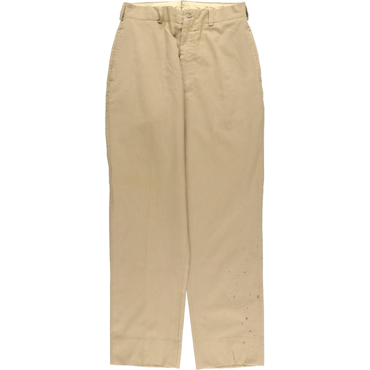 1960'S - Authentic US military dress pants/slacks, made in the USA, men's size W31, vintage unclear Beige type Vintage Second Hand