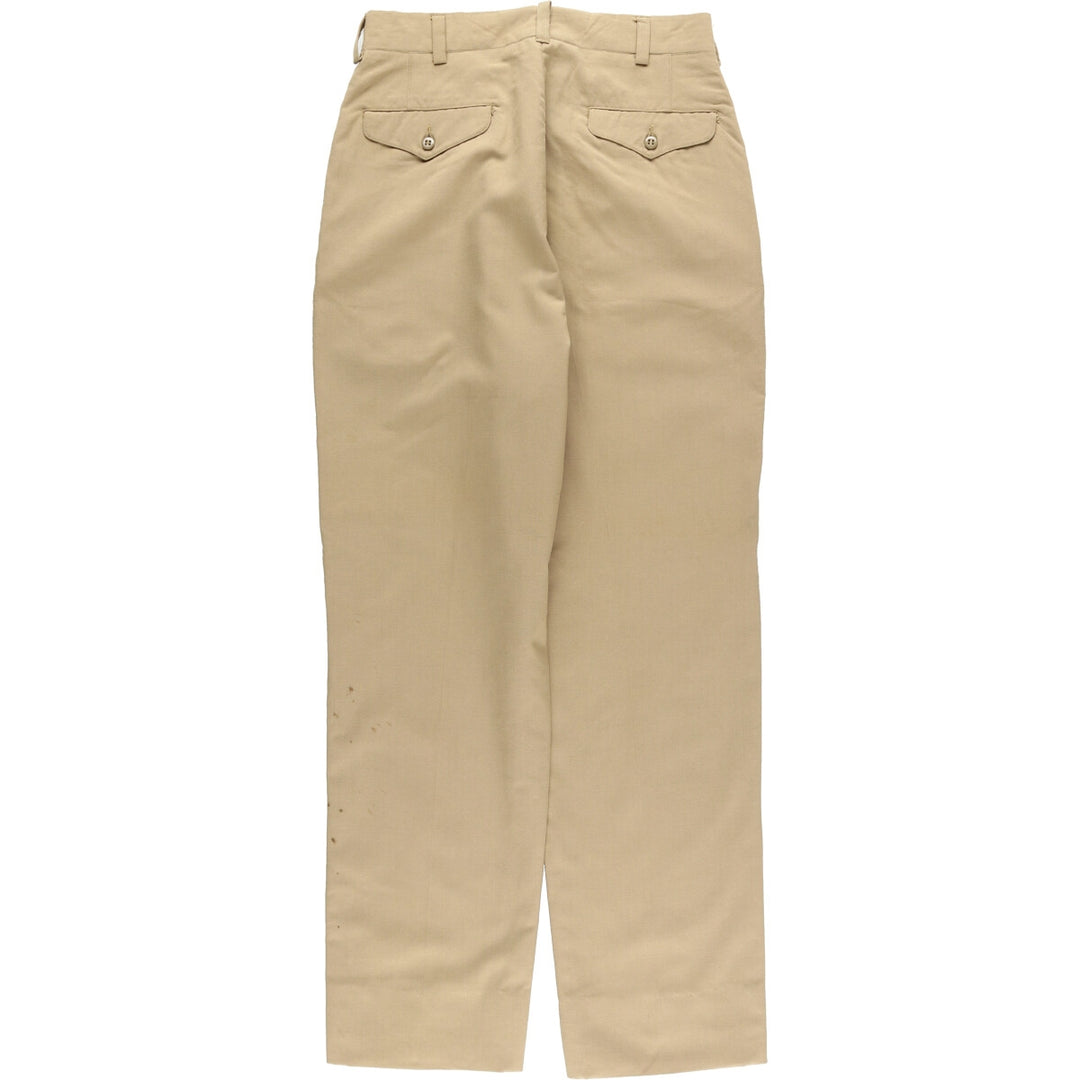 1960'S - Authentic US military dress pants/slacks, made in the USA, men's size W31, vintage unclear Beige type Vintage Second Hand