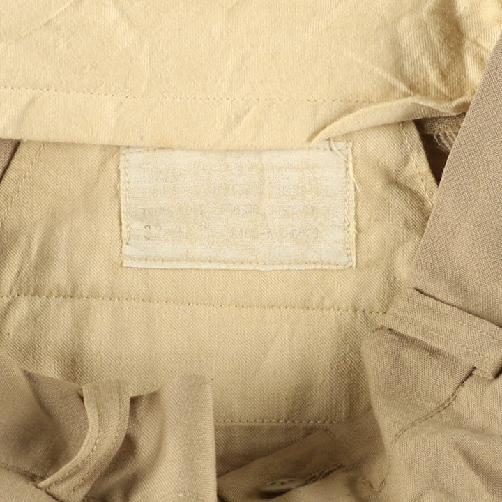 1960'S - Authentic US military dress pants/slacks, made in the USA, men's size W31, vintage unclear Beige type Vintage Second Hand