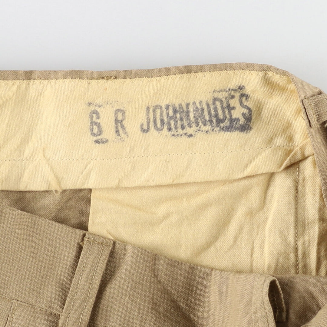 1960'S - Authentic US military dress pants/slacks, made in the USA, men's size W31, vintage unclear Beige type Vintage Second Hand