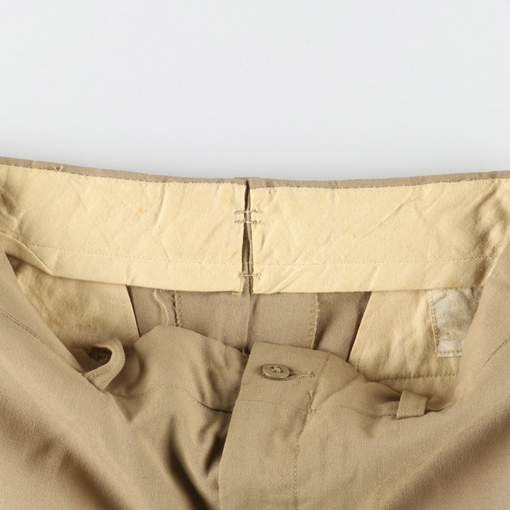1960'S - Authentic US military dress pants/slacks, made in the USA, men's size W31, vintage unclear Beige type Vintage Second Hand