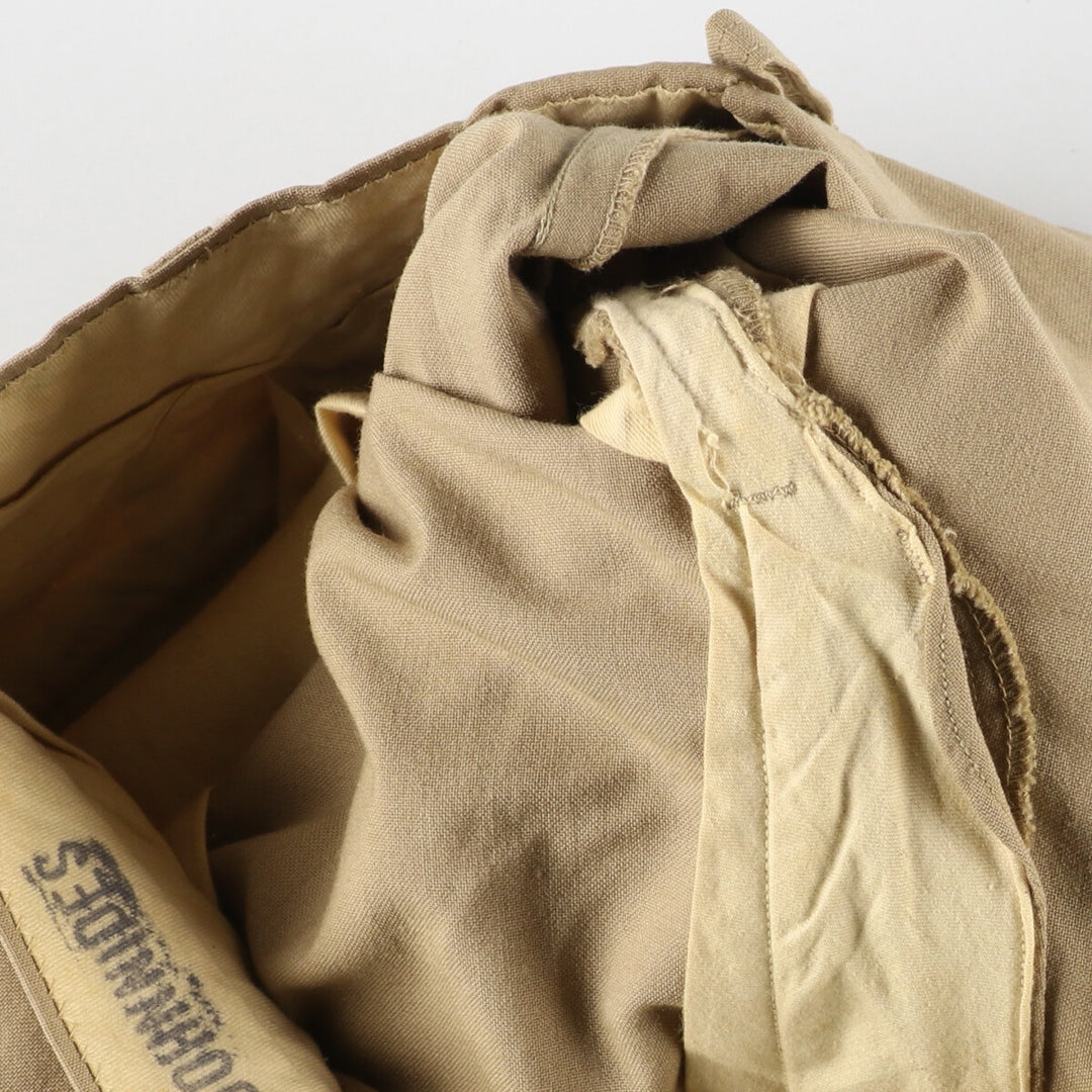 1960'S - Authentic US military dress pants/slacks, made in the USA, men's size W31, vintage unclear Beige type Vintage Second Hand