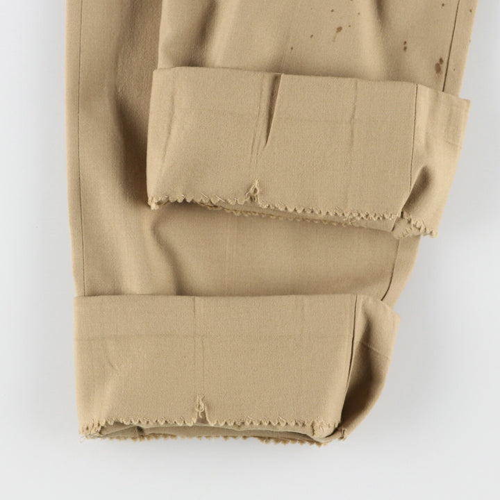 1960'S - Authentic US military dress pants/slacks, made in the USA, men's size W31, vintage unclear Beige type Vintage Second Hand